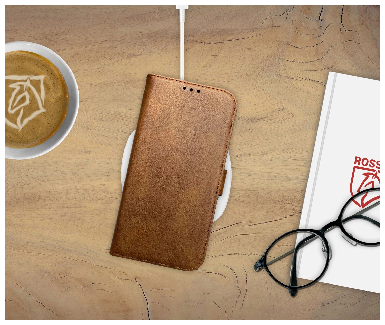 Rosso Element Xiaomi Redmi Note 14S Hoesje Book Case Wallet Bruin afbeelding 5