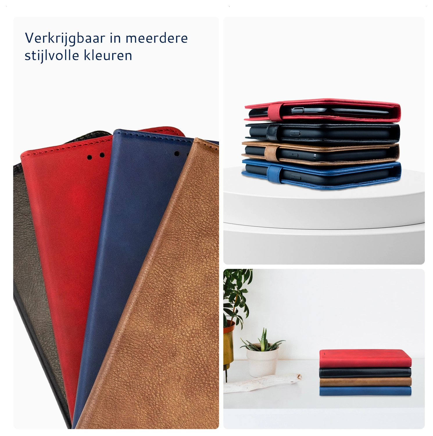 Rosso Element Xiaomi Redmi Note 14S Hoesje Book Case Wallet Bruin afbeelding 6