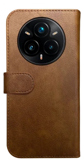 Rosso Element Realme 14 Pro Plus Hoesje Book Case Wallet Bruin afbeelding 2