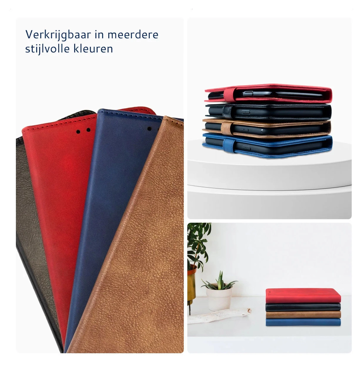 Rosso Element Realme 14X Hoesje Book Case Wallet Bruin afbeelding 6