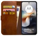 Rosso Element Motorola Moto G56 Hoesje Book Case Wallet Bruin