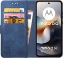 Rosso Element Motorola Moto G56 Hoesje Book Case Wallet Blauw