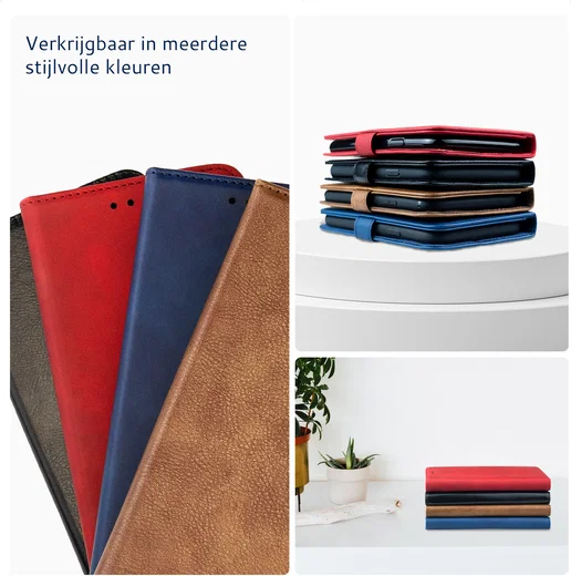 Rosso Element Motorola Moto G56 Hoesje Book Case Wallet Blauw afbeelding 6
