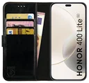 Rosso Element Honor 400 Lite Hoesje Book Case Wallet Zwart
