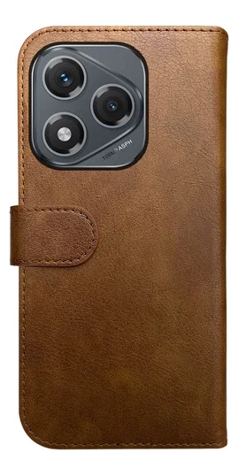 Rosso Element Honor 400 Lite Hoesje Book Case Wallet Bruin afbeelding 2
