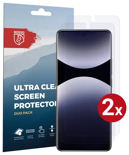 Rosso Xiaomi Redmi Note 14S Screen Protector Case Friendly Folie Duo Pack afbeelding 1