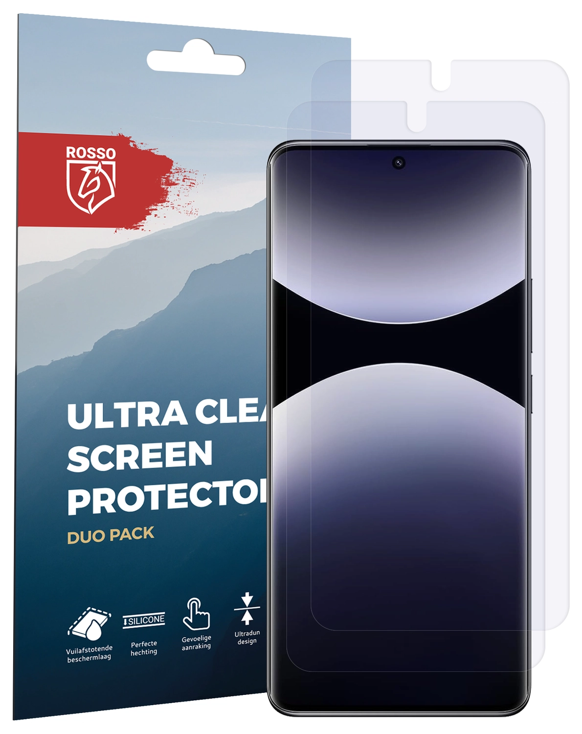 Rosso Xiaomi Redmi Note 14S Screen Protector Case Friendly Folie Duo Pack afbeelding 8