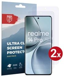 Rosso Realme 14 Pro Screen Protector Case Friendly Folie Duo Pack afbeelding