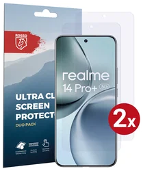 Rosso Realme 14 Pro Plus Screen Protector Case Friendly Folie Duo Pack afbeelding