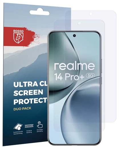 Rosso Realme 14 Pro Plus Screen Protector Case Friendly Folie Duo Pack afbeelding 8