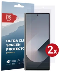 Rosso Samsung Galaxy Z Fold 7 Screen Protector Case Friendly Folie Duo Pack afbeelding