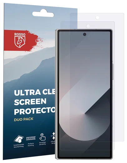 Rosso Samsung Galaxy Z Fold 7 Screen Protector Case Friendly Folie Duo Pack afbeelding 8