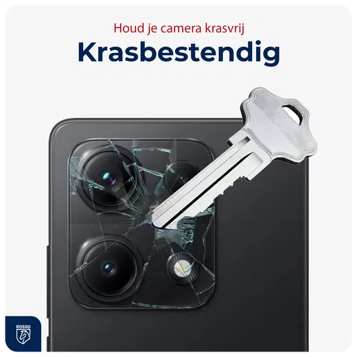 Rosso Xiaomi Redmi Note 14s Camera Lens Protector Transparant afbeelding 4