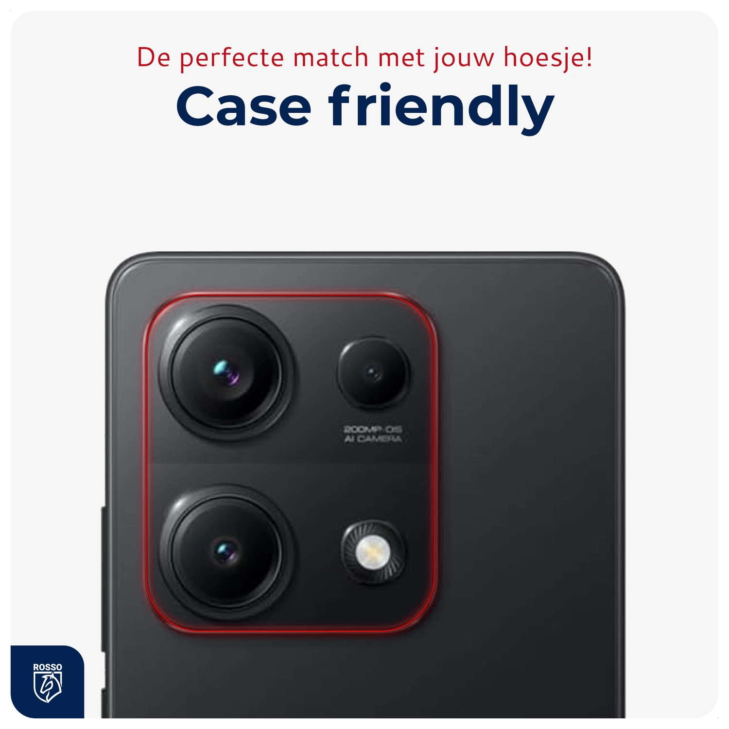 Rosso Xiaomi Redmi Note 14s Camera Lens Protector Transparant afbeelding 6