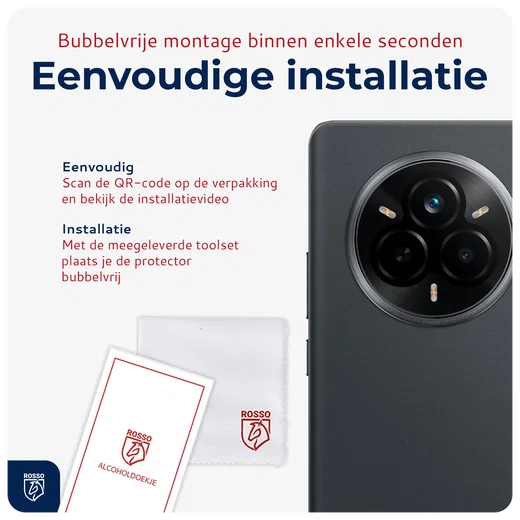 Rosso Realme 14 Pro Camera Lens Protector Transparant afbeelding 4