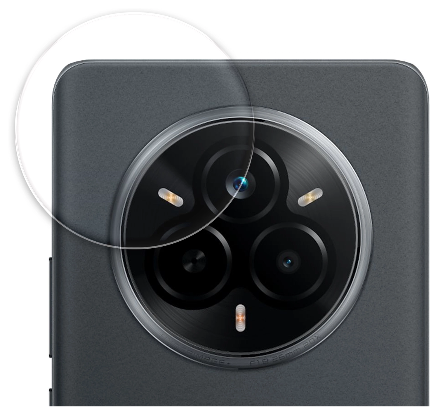 Rosso Realme 14 Pro Plus Camera Lens Protector Transparant afbeelding 1