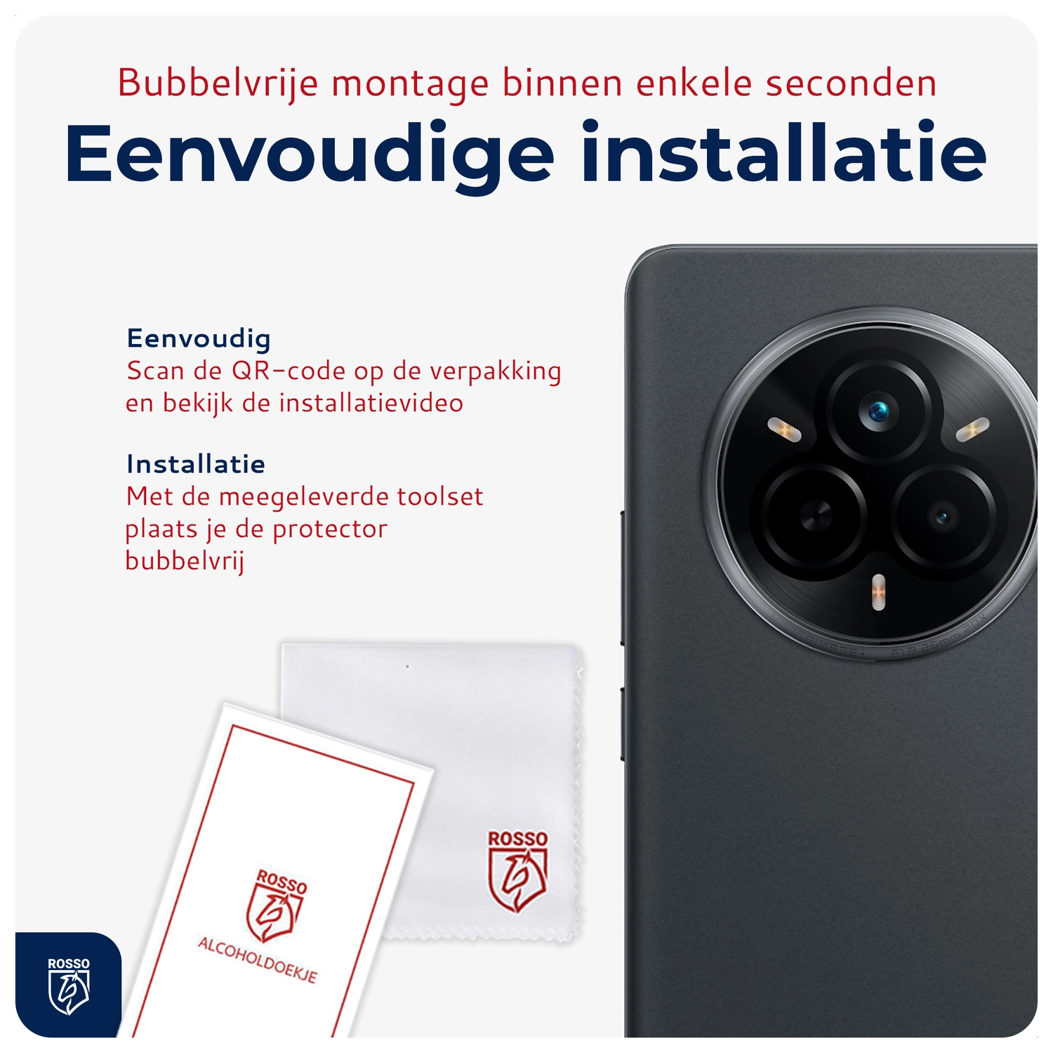 Rosso Realme 14 Pro Plus Camera Lens Protector Transparant afbeelding 4