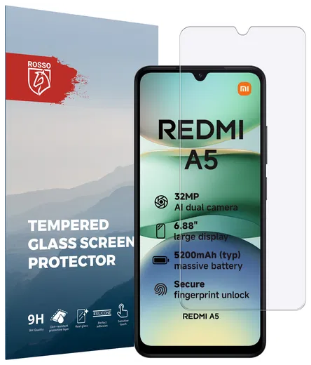 Rosso Xiaomi Redmi A5 9H Tempered Glass Screen Protector afbeelding 1
