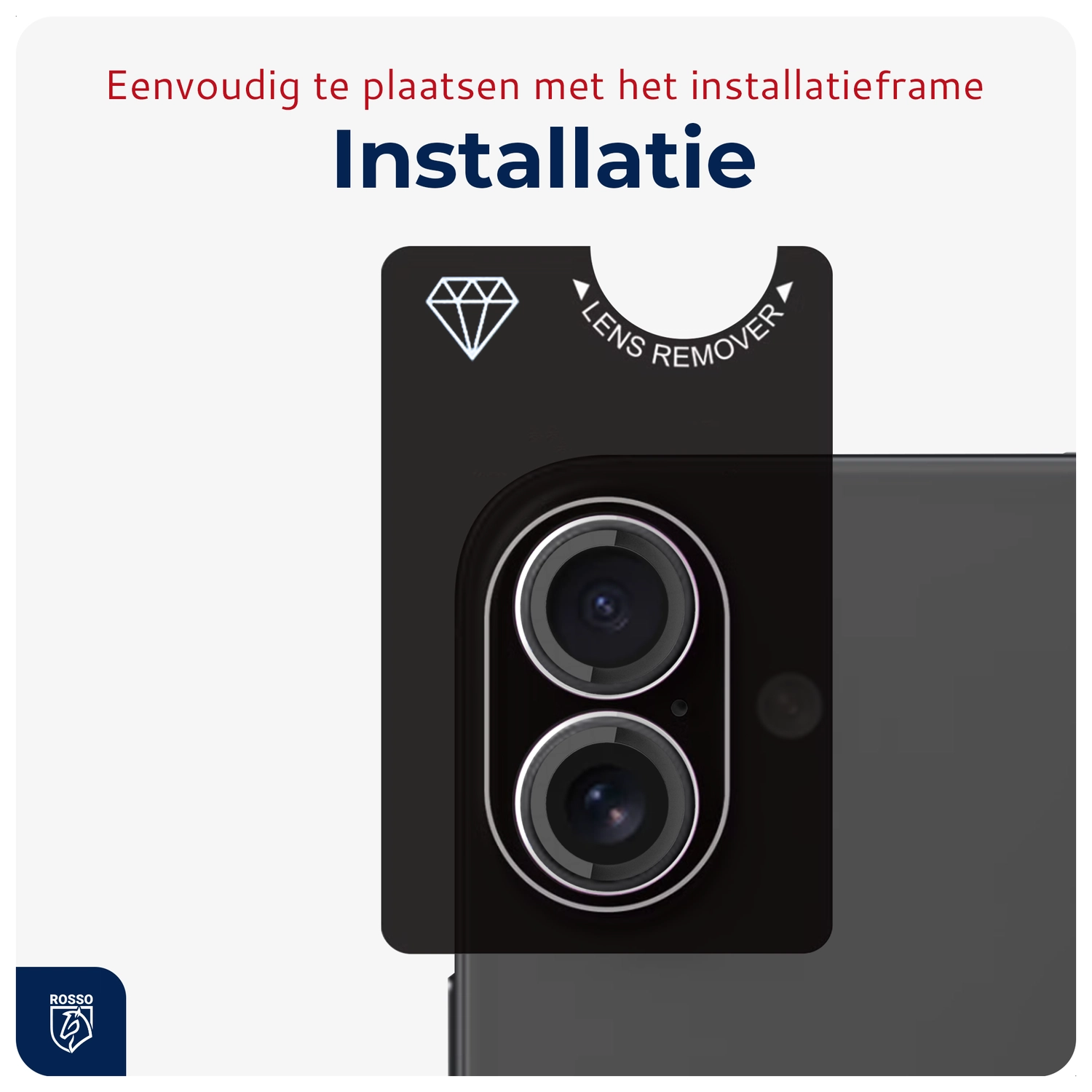 Rosso Apple iPhone 17 Camera Frame Protector Transparant afbeelding 5