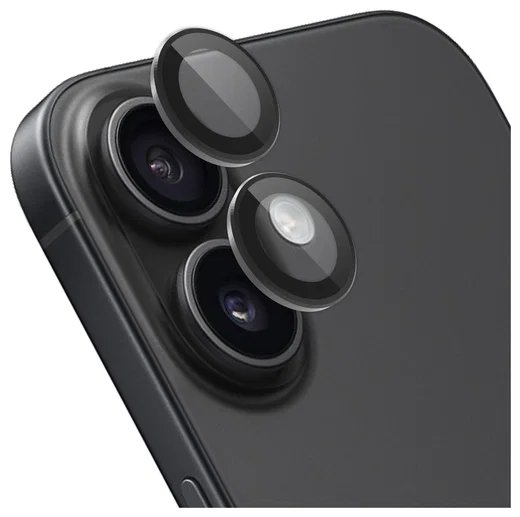 Rosso Apple iPhone 17 Camera Frame Protector Zwart afbeelding 1