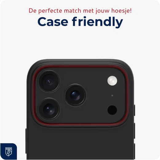 Rosso Apple iPhone 17 Pro Camera Lens Protector Zwart afbeelding 6
