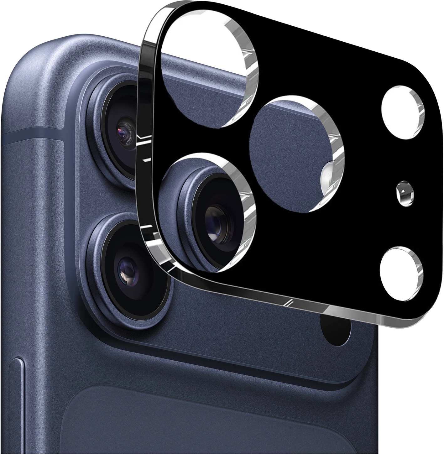 Rosso Apple iPhone 17 Pro Camera Lens Protector Zwart afbeelding 1
