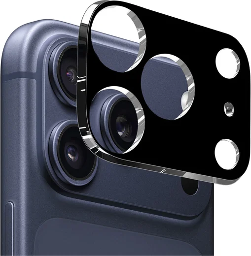 Rosso Apple iPhone 17 Pro Camera Lens Protector Zwart afbeelding 1