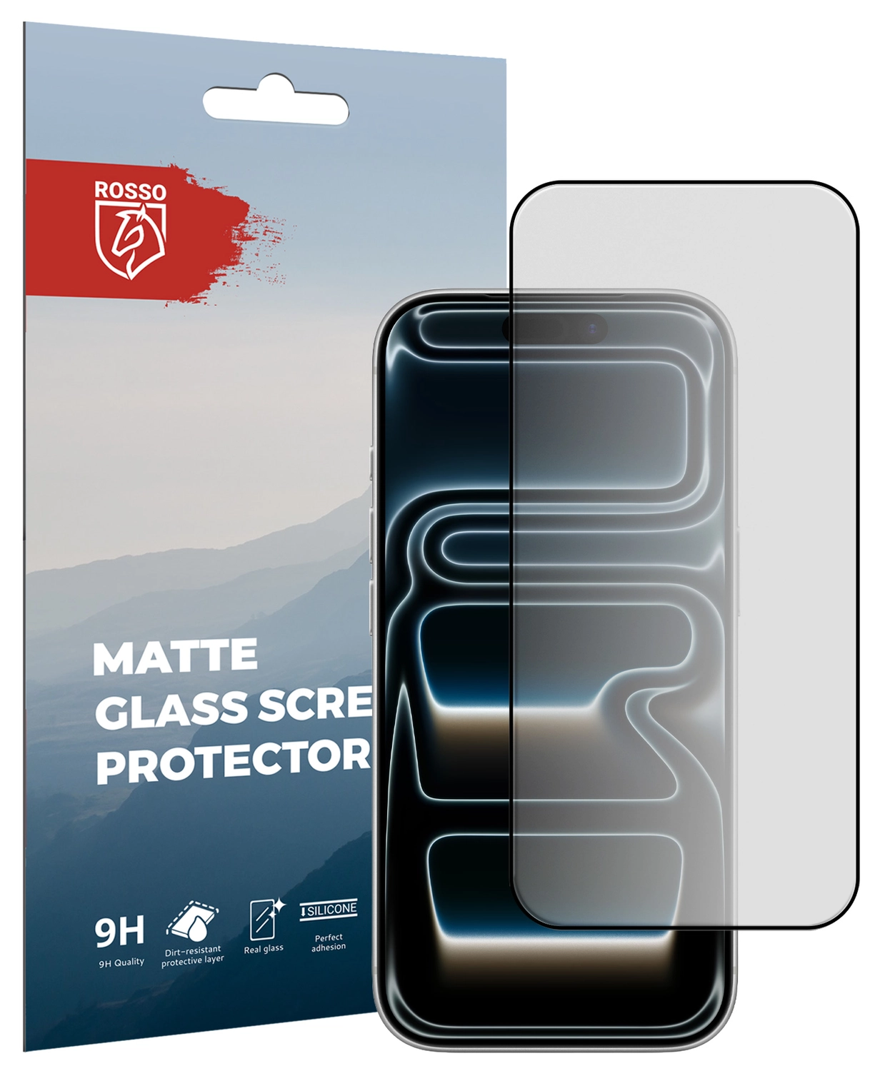 Rosso Apple iPhone Air Tempered Glass Screen Protector Anti-Reflectie afbeelding 1