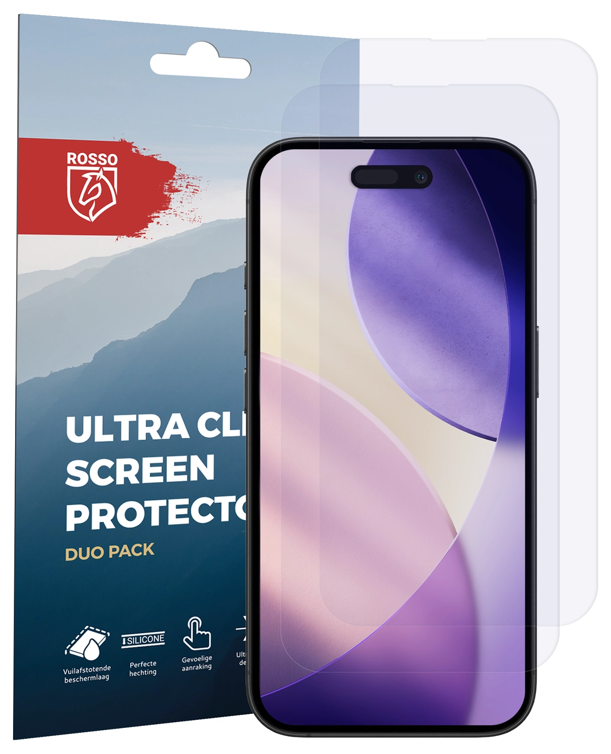 Rosso Apple iPhone 17 Pro Max Screen Protector Case Friendly Folie Duo Pack afbeelding 7