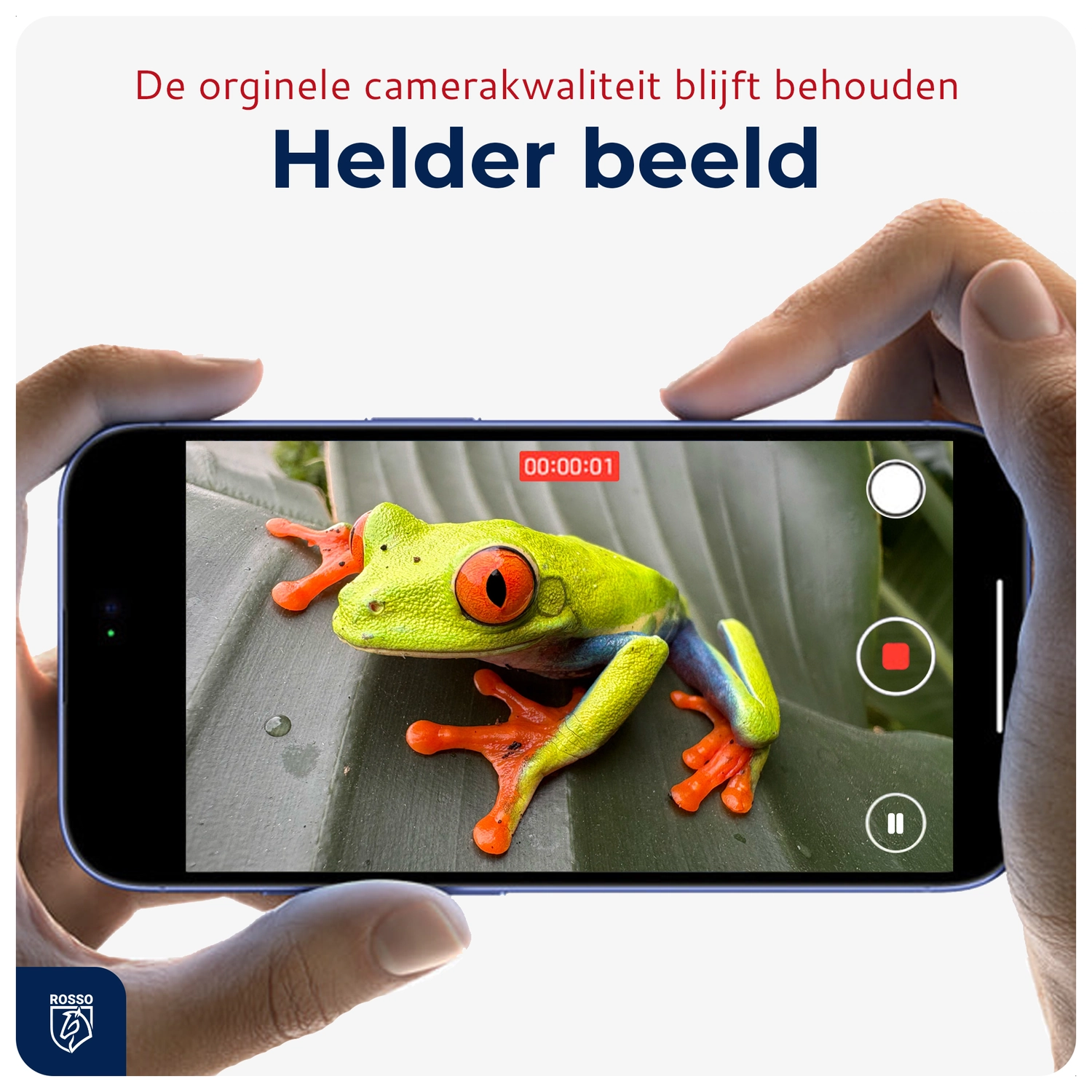 Rosso Apple iPhone 17 Pro Max Camera Lens Protector Zwart afbeelding 6