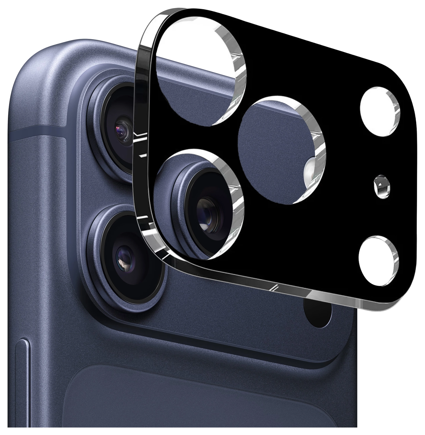 Rosso Apple iPhone 17 Pro Max Camera Lens Protector Zwart afbeelding 1