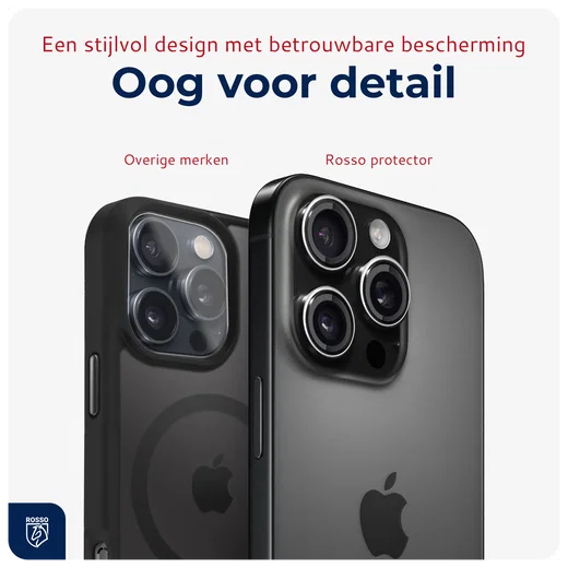 Rosso Apple iPhone 16 Pro / 16 Pro Max Camera Frame Protector Transparant afbeelding 6