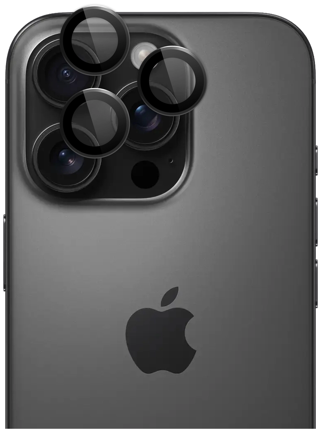 Rosso Apple iPhone 16 Pro / 16 Pro Max Camera Frame Protector Zwart afbeelding 9