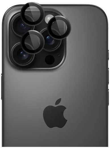 Rosso Apple iPhone 16 Pro / 16 Pro Max Camera Frame Protector Zwart afbeelding 9