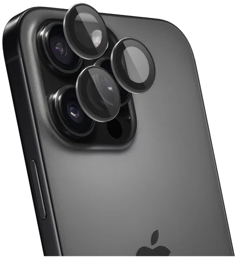 Rosso Apple iPhone 16 Pro / 16 Pro Max Camera Frame Protector Zwart afbeelding 10