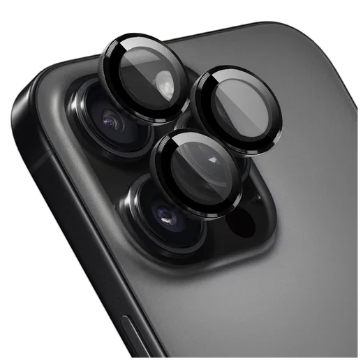 Rosso Apple iPhone 16 Pro / 16 Pro Max Camera Frame Protector Zwart afbeelding 1