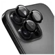 Rosso Apple iPhone 16 Pro / 16 Pro Max Camera Frame Protector Zwart