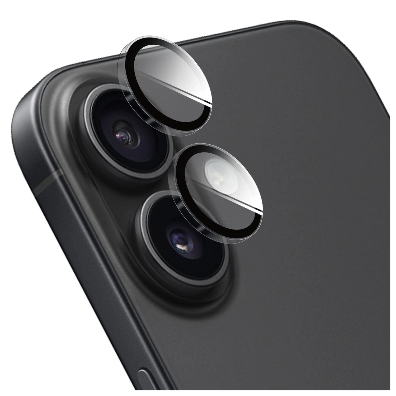 Rosso Apple iPhone 16 / 16 Plus Camera Frame Protector Transparant afbeelding 1
