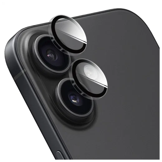 Rosso Apple iPhone 16 / 16 Plus Camera Frame Protector Transparant afbeelding 1