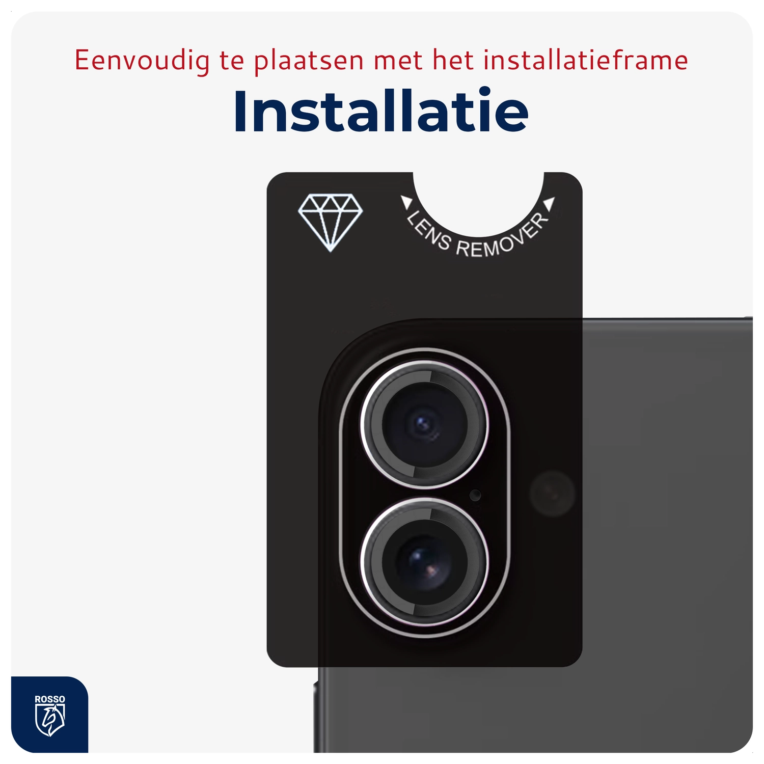 Rosso Apple iPhone 16 / 16 Plus Camera Frame Protector Transparant afbeelding 5
