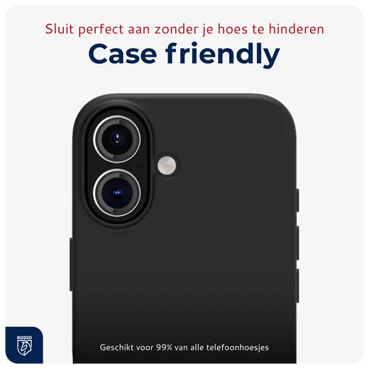 Rosso Apple iPhone 16 / 16 Plus Camera Frame Protector Transparant afbeelding 7