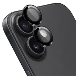 Rosso Apple iPhone 16 / 16 Plus Camera Frame Protector Zwart afbeelding