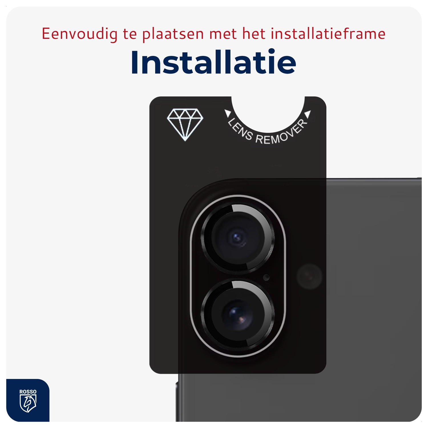 Rosso Apple iPhone 16 / 16 Plus Camera Frame Protector Zwart afbeelding 5