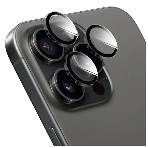 Rosso Apple iPhone 15 Pro / 15 Pro Max Camera Frame Protector Transparant afbeelding 1