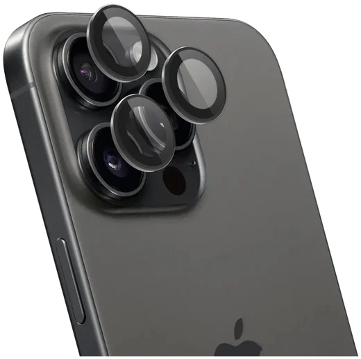 Rosso Apple iPhone 15 Pro / 15 Pro Max Camera Frame Protector Zwart afbeelding 10