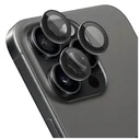 Rosso Apple iPhone 15 Pro / 15 Pro Max Camera Frame Protector Zwart