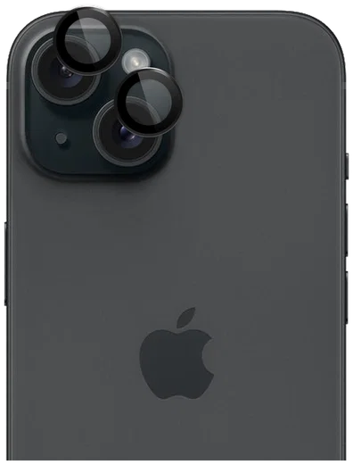 Rosso Apple iPhone 15 / 15 Plus Camera Frame Protector Zwart afbeelding 9