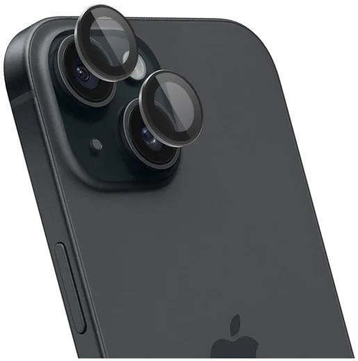 Rosso Apple iPhone 15 / 15 Plus Camera Frame Protector Zwart afbeelding 11