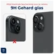 Rosso Apple iPhone 15 / 15 Plus Camera Frame Protector Zwart afbeelding 4