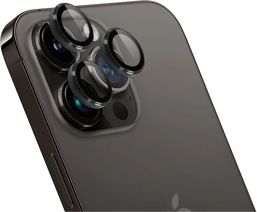 Rosso Apple iPhone 14 Pro / 14 Pro Max Camera Frame Protector Zwart afbeelding 9